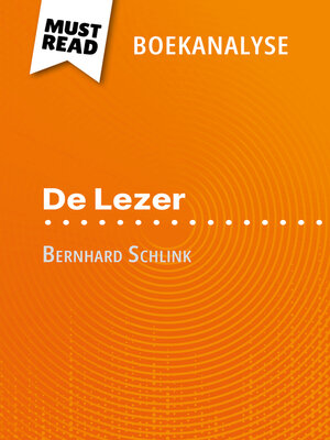 cover image of De Lezer van Bernhard Schlink (Boekanalyse)
